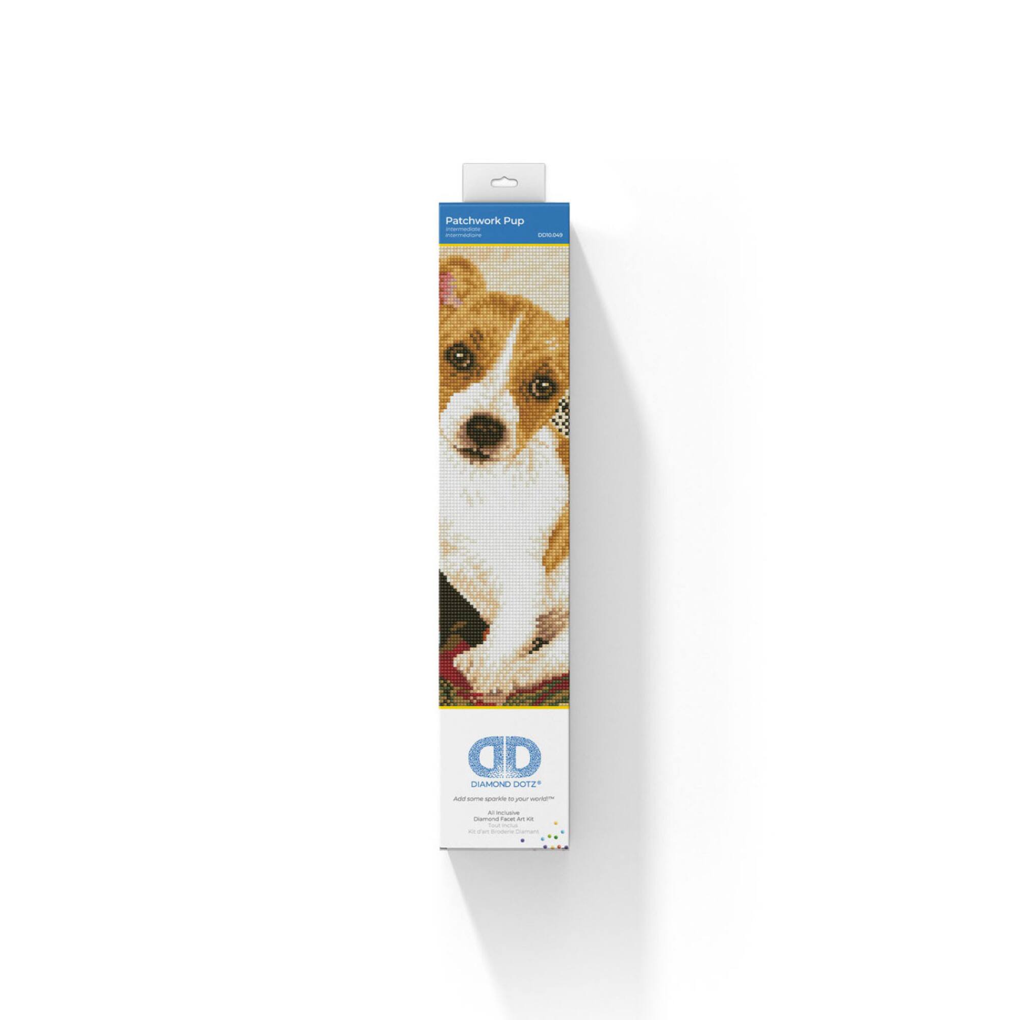 Diamond Dotz® Patchwork Pup Diamond Painting Kit